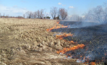 На территории Якутска действует запрет на выжигание сухой травы