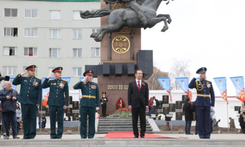 В Якутске прошел торжественный митинг в честь Дня Победы