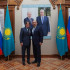 Первый вице-премьер Якутии Джулустан Борисов провел встречу с Послом Казахстана в РФ Дауреном Абаевым