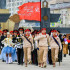 Символ Знамени Победы торжественно поднят в Якутске