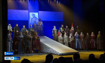 Русский театр Якутска представил новую постановку по пьесе Василия Прачёва - "Александр Невский"