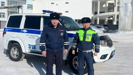 В Якутске инспекторами ДПС задержан подозреваемый в угоне автомобиля