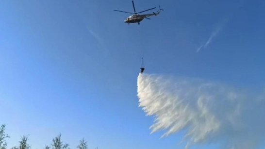Количество лесных пожаров в Якутии сократилось еще на 14