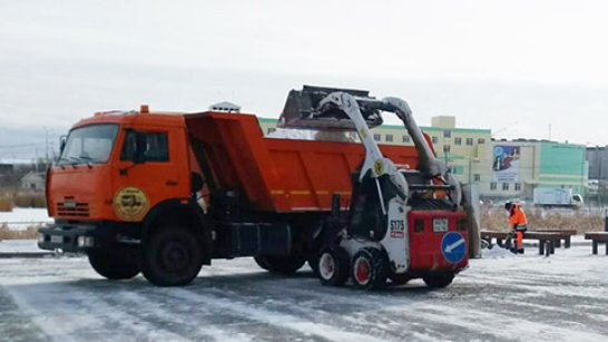 Более 2600 кубометров снега вывезено с улиц Якутска