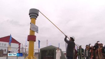 В село Сымах Мегино-Кангаласского района Якутии торжественно запустили газ