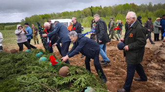 В Калужской области перезахоронили останки якутян-участников Великой Отечественной войны