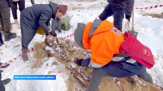В Мегино-Кангаласском районе Якутии обнаружили древнее захоронение