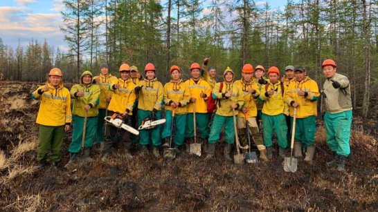 За прошедшие сутки на территории Якутии потушено 56 лесных пожаров 