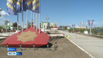 На площади Победы в Якутске готовятся запустить первую в городе систему автополива газона