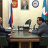 Развитие арктической зоны Якутии обсудили на встрече глава Якутии Айсен Николаев и Александр Акимов
