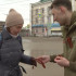 В Якутске в рамках акции "Георгиевская ленточка" на площадях города работают волонтёры