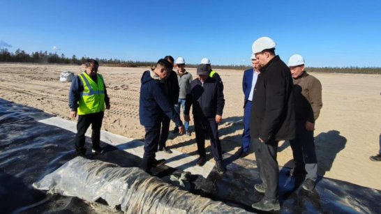 В Якутске продолжается строительство нового мусорного полигона