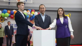 В Томмоте открыли после реконструкции здание школьного спортзала