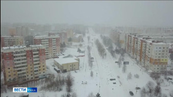 Обильные снегопады и оттепели в Якутии вызвал теплый циклон