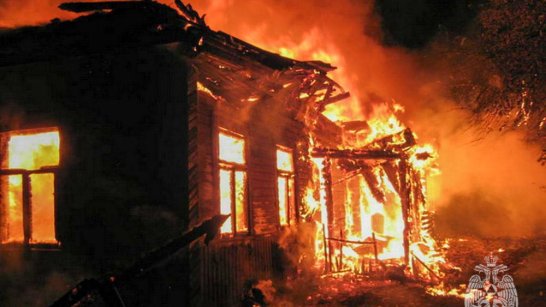 В посёлке Чульман Нерюнгринского района сгорел жилой дом