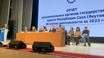В Намском районе завершился отчет Правительства Якутии