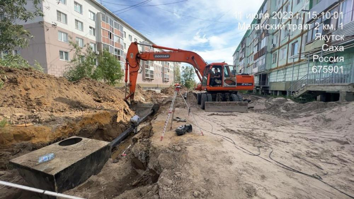 В 17 дворах многоквартирных домов Якутска начали благоустройство территории  – ГТРК «Саха»