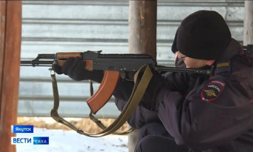 Отличная стрельба и боевые приёмы. Правоохранители Якутии проходят обучение в центре профессиональной подготовки МВД