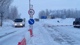 Грузоподъёмность до 10 тонн увеличена на ледовой переправе "Хатассы - Павловск"