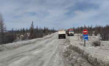В Мирнинском и Оленекском районах закрыт сезонный участок автодороги "Анабар"