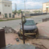 В Якутске нетрезвый водитель наехал на тротуарное ограждение