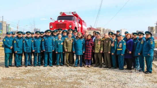 В Якутске торжественно отметили День пожарной охраны России