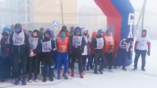 Экстремальный спорт: холодный забег в Покровске