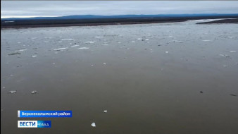 Ледоход на Лене ушёл ниже гидропоста Жиганск и движется дальше на север