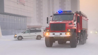Прибыли на место в течение трёх минут. В Якутске прошли пожарные учения