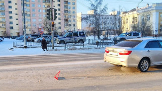 На ул.Ярославского в Якутске произошел наезд на пешеходов