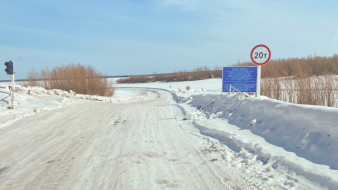 Открыта ледовая переправа через реку Лену "Кангалассы - Соттинцы"  