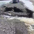 На участке трассы "Оймякон" произошел размыв дороги
