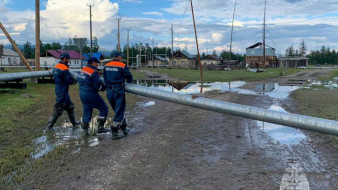 В Якутии уровень воды в бассейне реки Индигирка снижается
