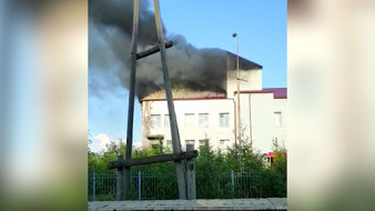 42 человека эвакуировано из ЦРБ Нюрбы из-за возгорания