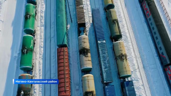 Грузооборот растёт. На станции Нижний Бестях отмечается рост перевозок топлива и продуктов питания более чем на треть