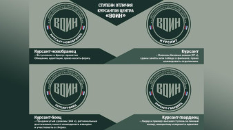 Курсантам Центра "ВОИН" будут присваиваться ступени отличия