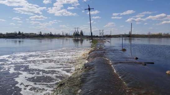 В Черкёхе проводится работа по отводу паводковых вод на место высохшего озера