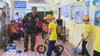 В Якутске проводят мероприятия для детей на знание правил дорожного движения