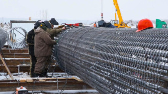 В 2025 году на правом берегу будут установлены четыре опоры Ленского моста