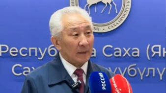 Под Кангаласским мысом начался густой ледоход