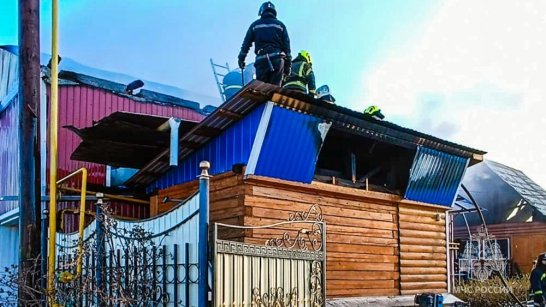 В Якутске один человек пострадал во время пожара