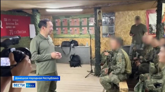 Айсен Николаев посетил с рабочей командировкой Донецкую Народную Республику