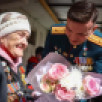 В Якутске участницу Великой Отечественной войны поздравили с наступающим Днём Победы