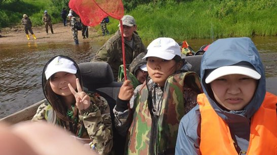 В Амгинском районе школьники приняли участие в экологической экспедиции