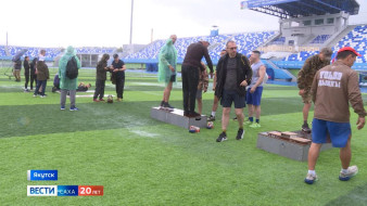 В Якутске проходит патриотическая спортивная акция "ГТО для СВОих"