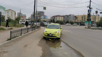 В Якутске произошло ДТП с участием электросамоката