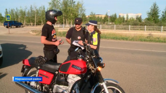 В Мирном инспекторы ГАИ провели оперативно-профилактическую операцию "Мотоцикл"