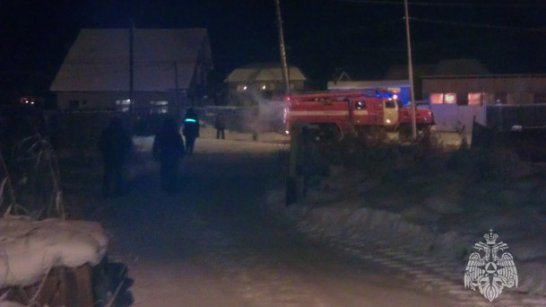 В селе Табага при пожаре погибло два человека