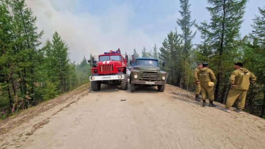 Свыше 420 человек задействованы на лесных пожарах в Верхневилюйском районе