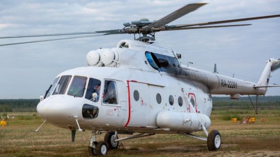 Авиапарк "Полярных авиалинй" пополнился вторым новым вертолётом Ми-8МТВ1